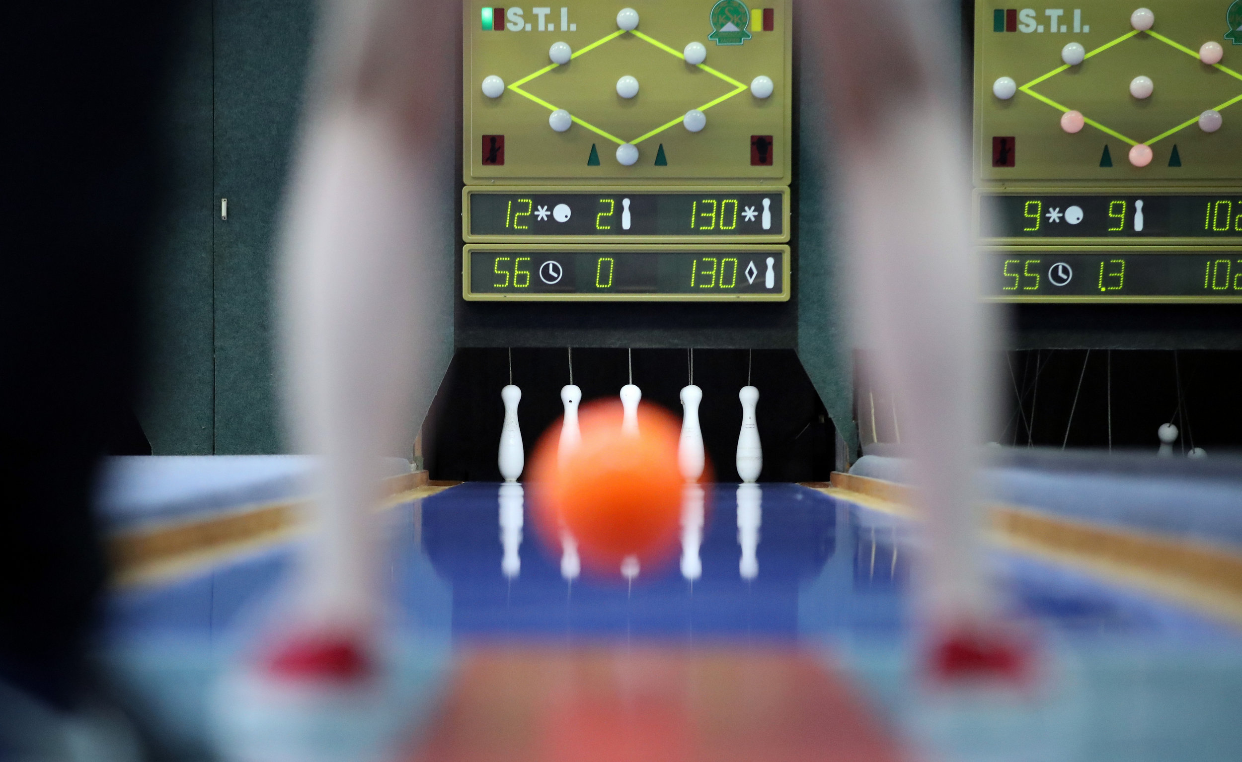 Ninepin Bowling Alley
